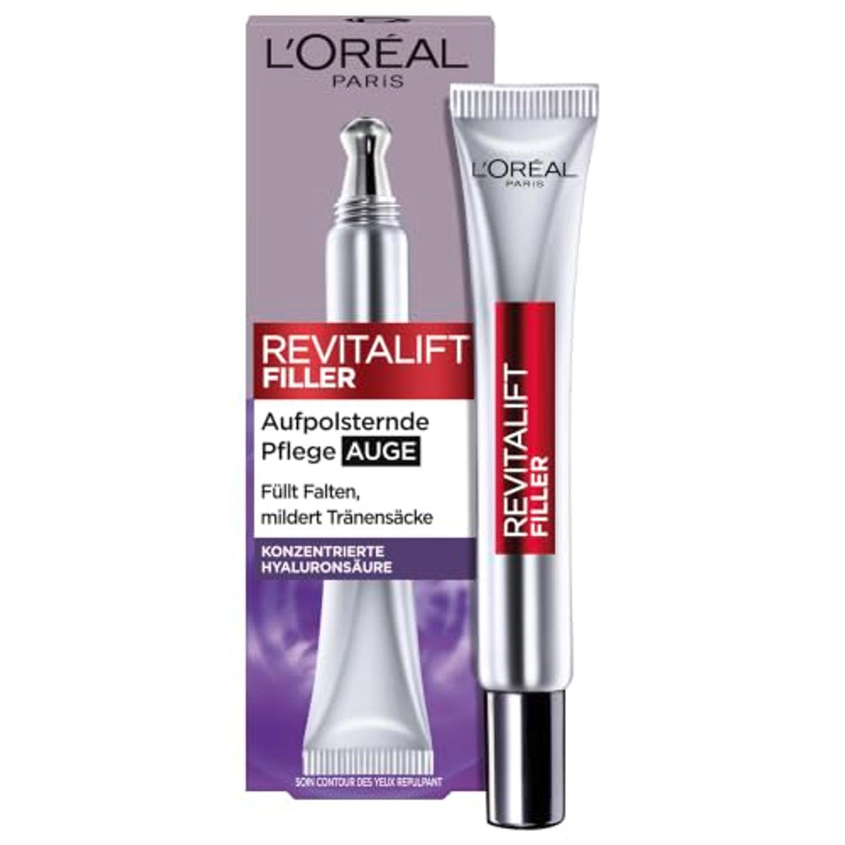 L'Oreal Paris Revitalift Filler Oogverzorging 3 x 15 ml - Voordeelverpakking