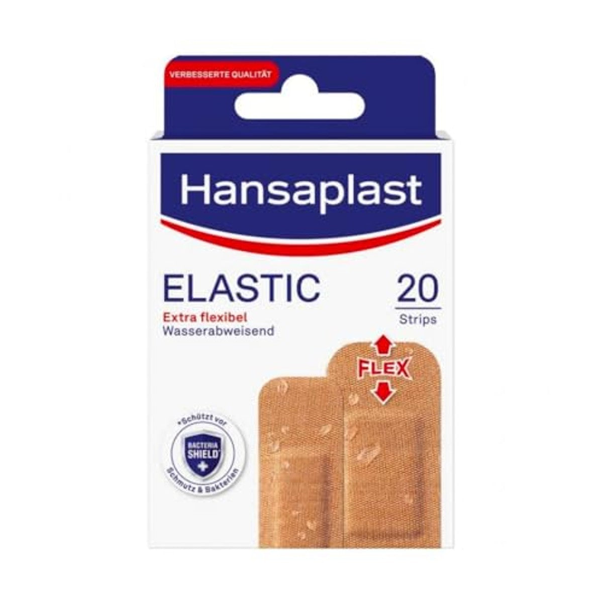Hansaplast Elastische pleisters 20 strips - 6-pack