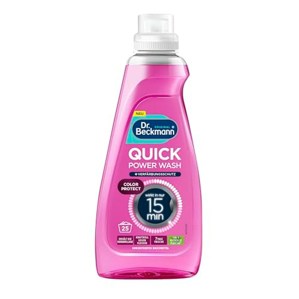 Dr. Beckmann Quick Power Wash Color Protect Wasmiddel, 800 ml – Dr. Beckmann