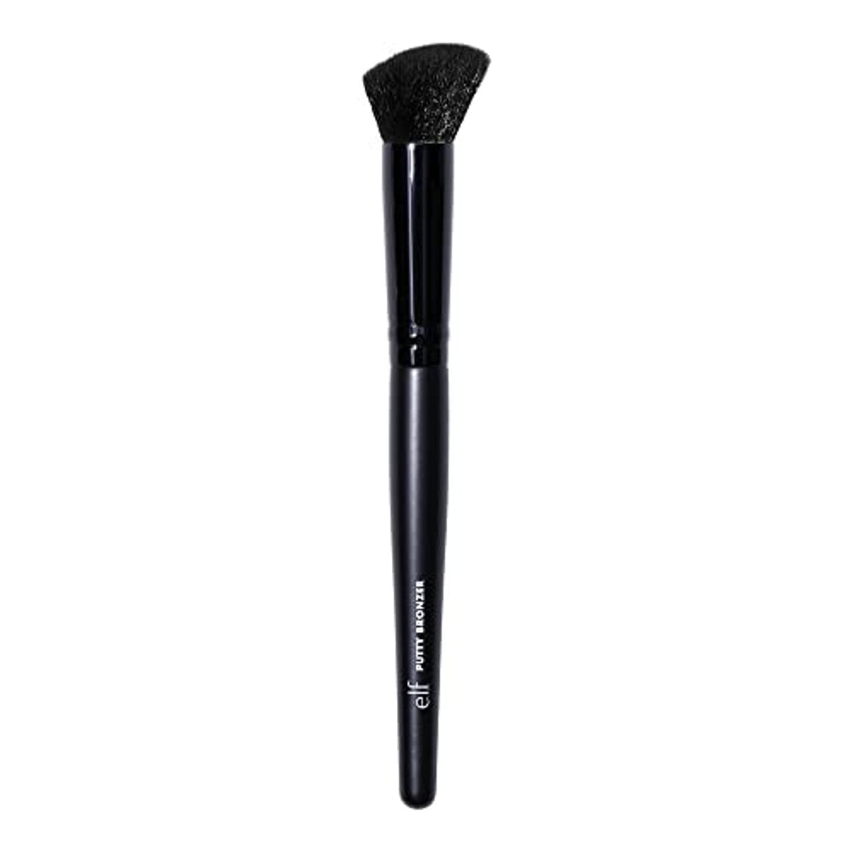 e.l.f. Putty Bronzer kwast, schuine make-upkwast voor contour en highlight, gemaakt voor de e.l.f. Putty Bronzer, onberispelijk hygiënisch gebruik, zwart – e.l.f.