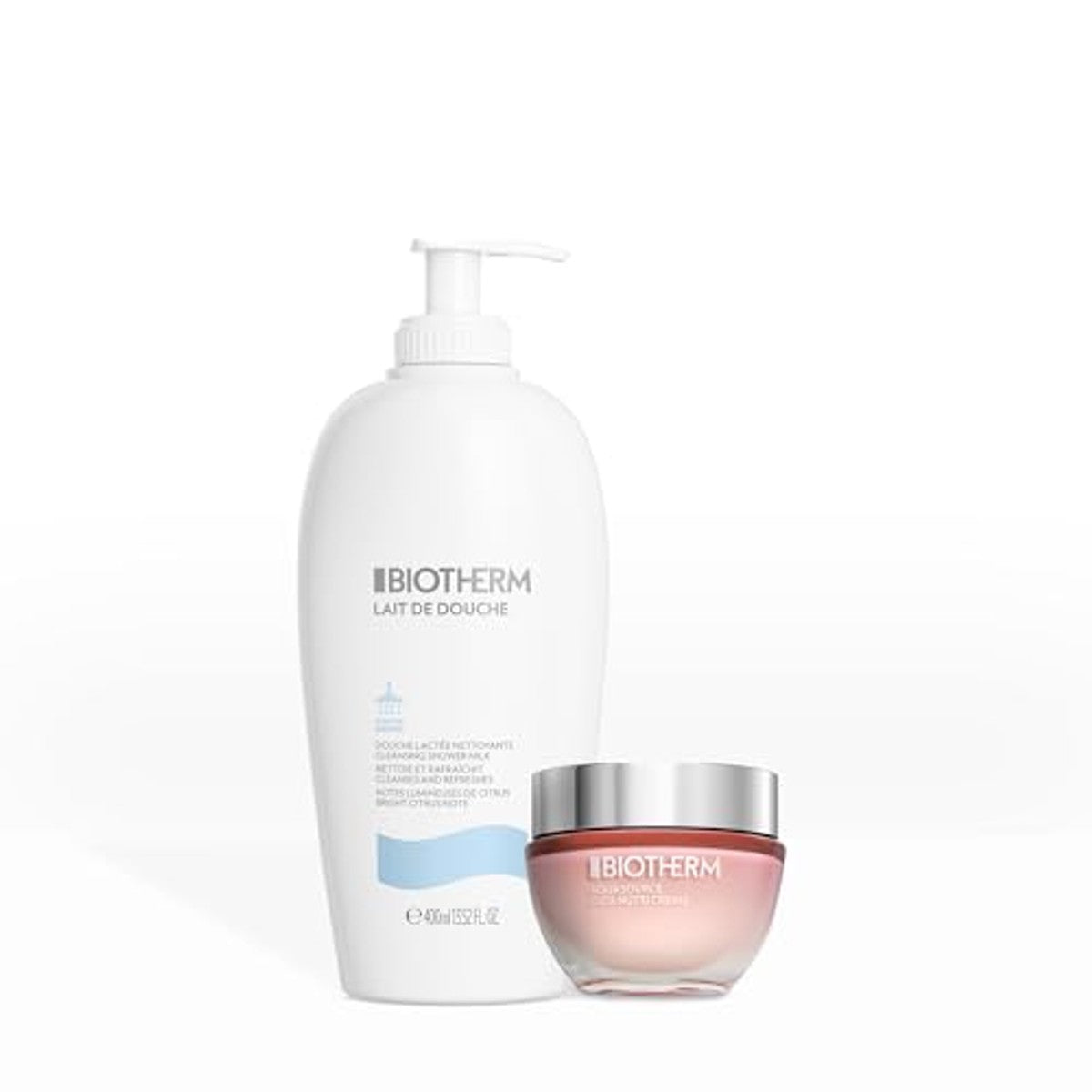 Biotherm Aquasource Cica Nutri Cream 50 ml & Lait de Douche Douchegel 400 ml - 3-pack