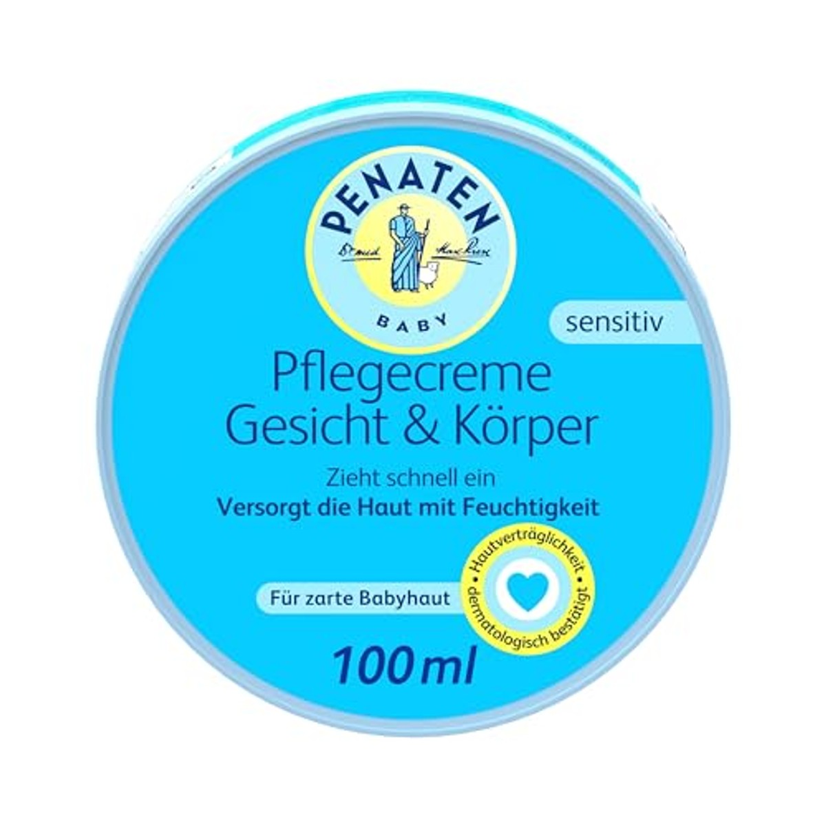 Penaten Verzorgende crème gezicht en lichaam baby 6 x 100 ml - Voordeelverpakking