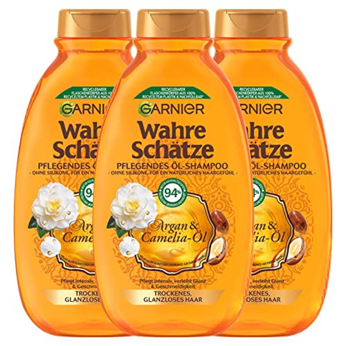 Garnier Echte Schatten verzorgende olie-shampoo 3 x 250 ml – Garnier