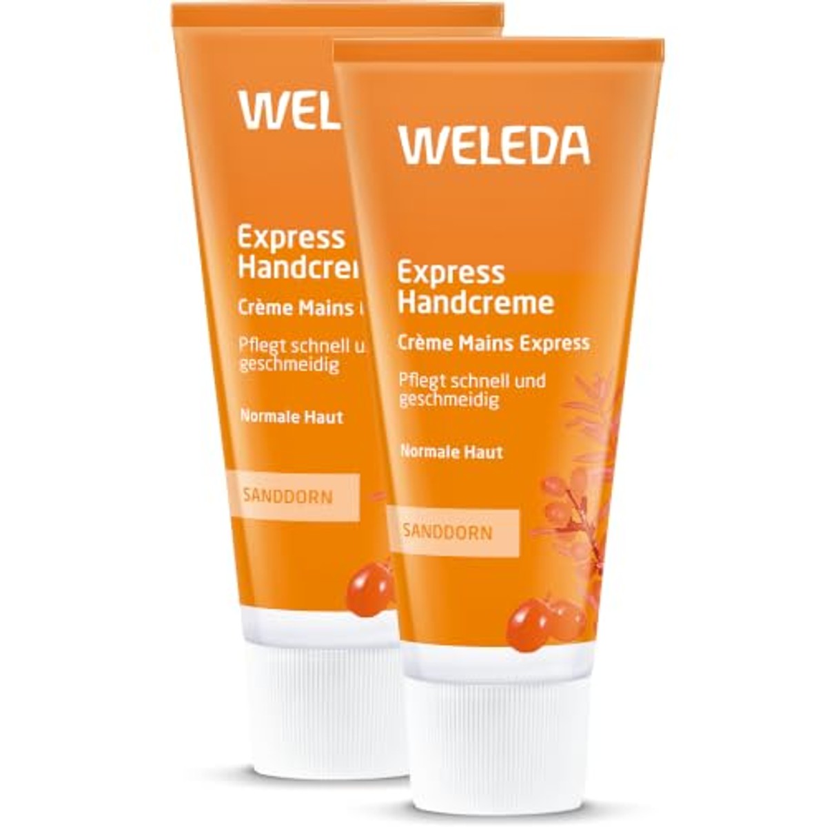 Weleda Bio Express Handcrème Duindoorn 2 stuks - 6-pack