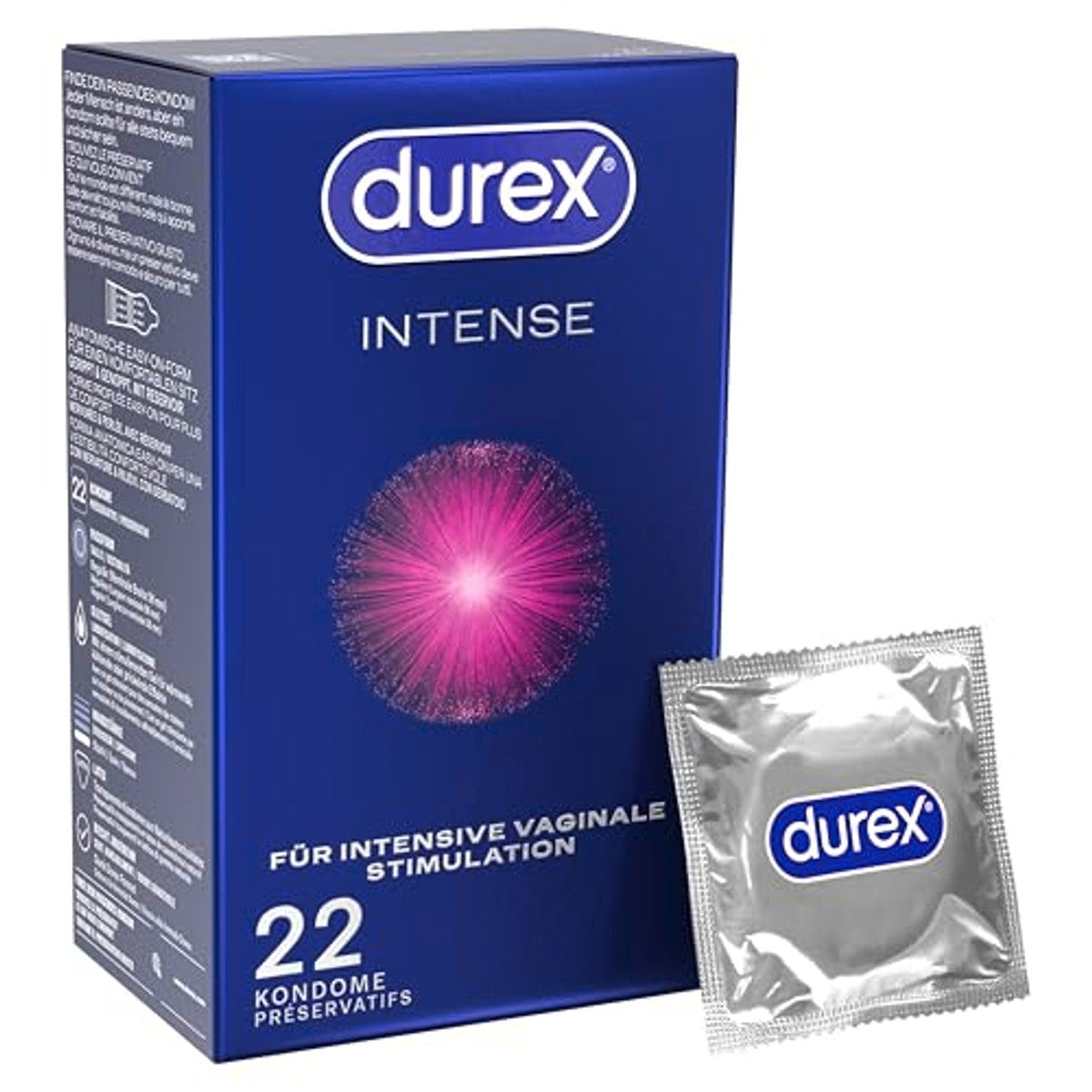 Durex Intense Condooms 6 x 22 stuks - Voordeelverpakking