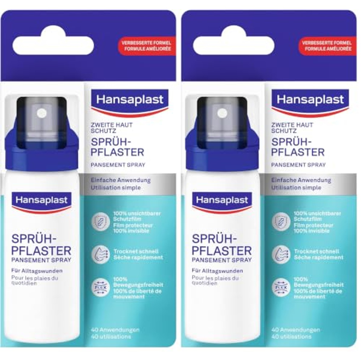 Hansaplast Spuitpleisters voor alledaagse wonden 3 x 40 ml - Voordeelverpakking