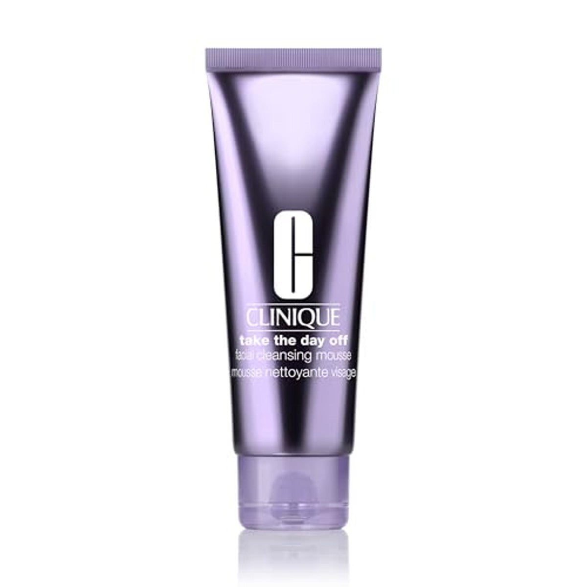 Clinique Take The Day Off™ Facial Cleansing Mousse | Verwöhnende Reinigungsmousse, die mühelos Make-up und Sonnenschutz löst, mit Hyaluronsäure und Glycerin | seidig + gründlich, 125 ml