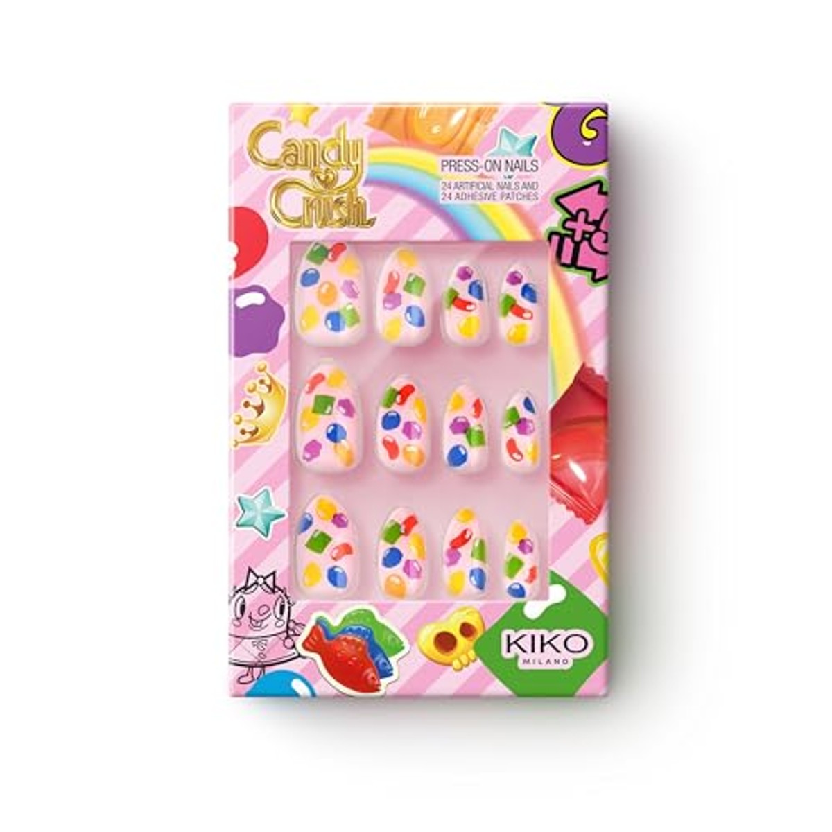 KIKO Milano Candy Crush Press On Nails, wegwerp kunstnagels met door snoep geïnspireerd ontwerp – Kiko Milano