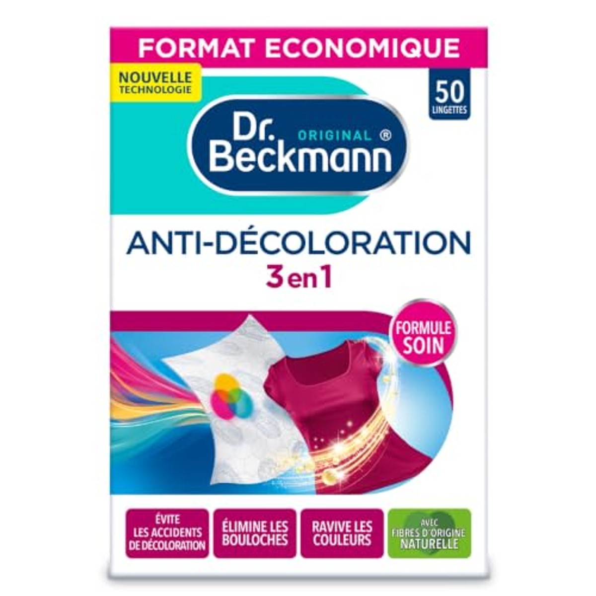 Dr. Beckmann Anti-fading 3-in-1 50 doeken parfumvrij – Dr. Beckmann