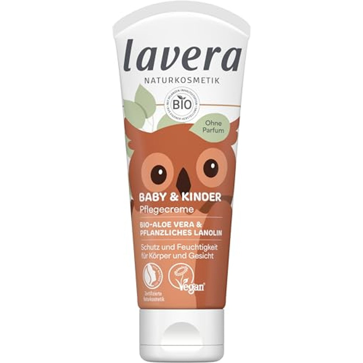 lavera Baby & Kinder verzorgingscrème 3 x 75 ml - Voordeelverpakking