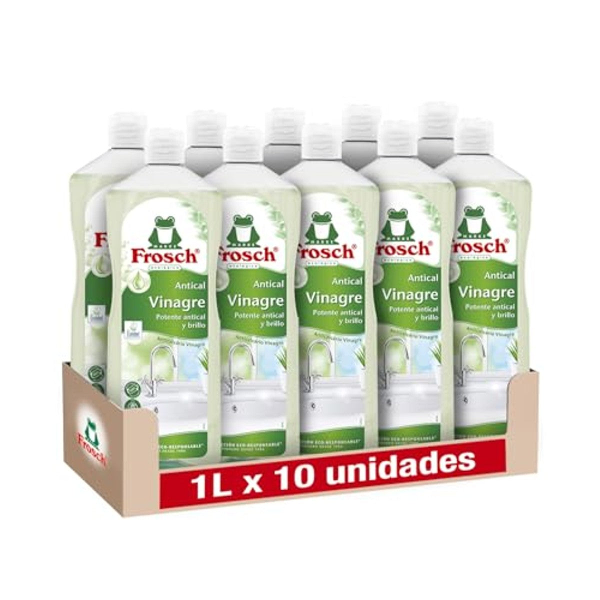FROSCH Milieuvriendelijk Antikalk 1 l x 10 stuks – FROSCH