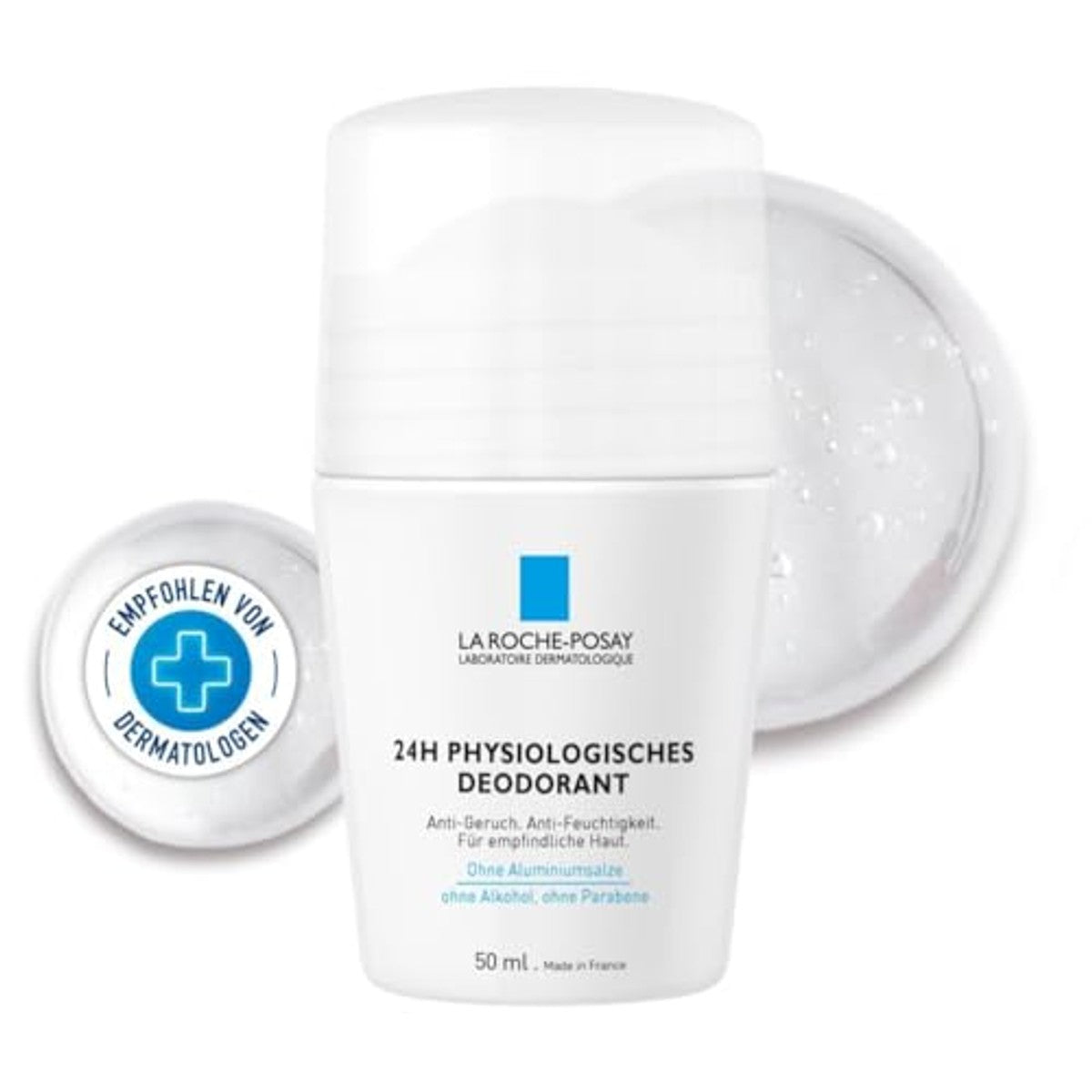 La Roche-Posay Fysiologische Deo-roll-on 24 uur, 50 ml - 3-pack