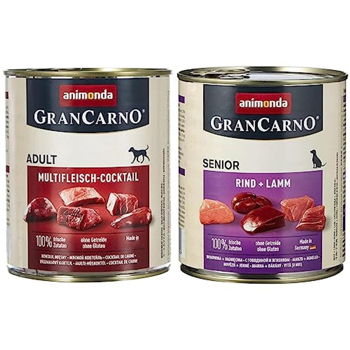 Animonda GranCarno natvoer hondenvoer multivleescocktail 6 x 800 g - 3-pack