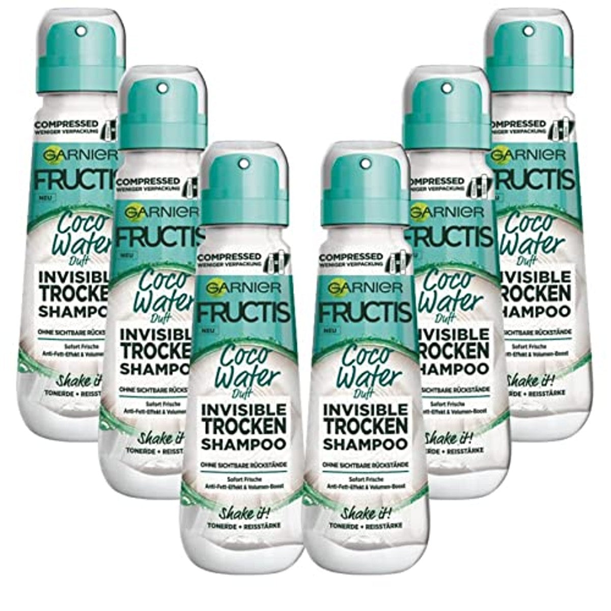 Garnier Fructis Invisible Coco Water Droogshampoo 6 x 100 ml – Garnier