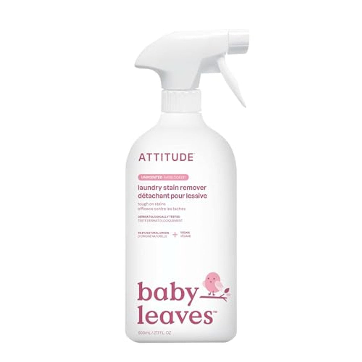 Attitude Baby Wasvlekkenverwijderaar Ongeparfumeerd 800 ml - 3-pack – foto 2