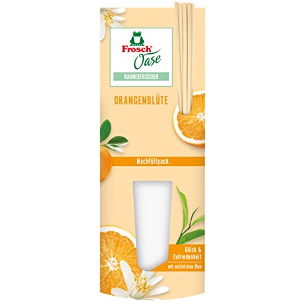 FROSCH Oase Ruimteverfrisser Oranjebloesem 6 x 90 ml - Voordeelverpakking
