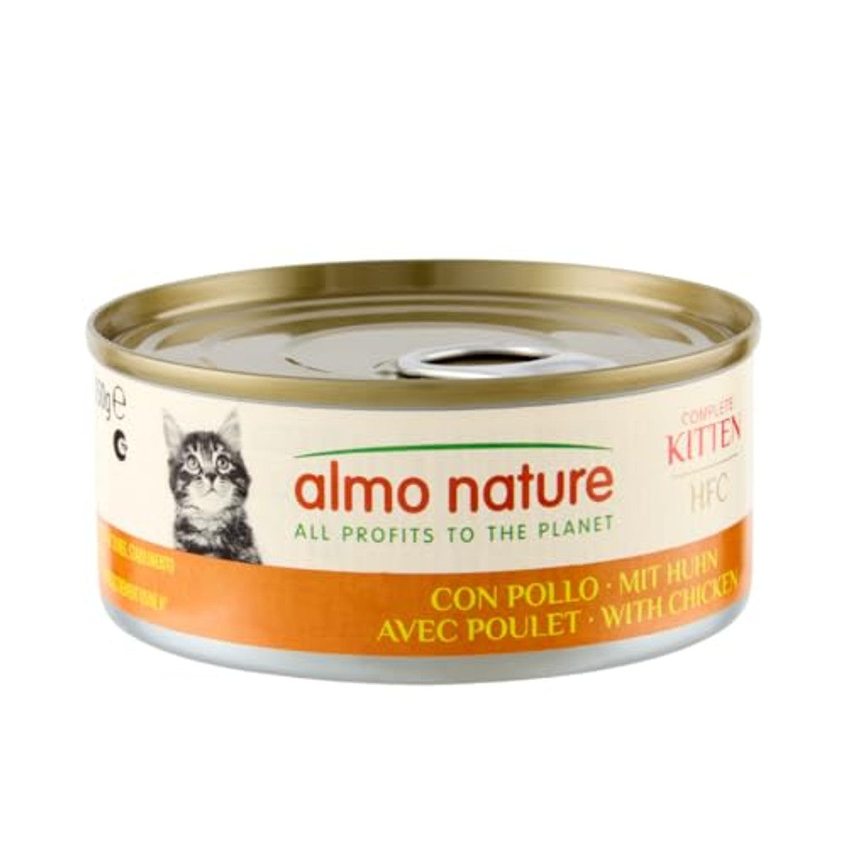 Almo Nature HFC Kitten Natvoer voor kittens - Compleet - Kip - 150 g, 24-pack – almo nature