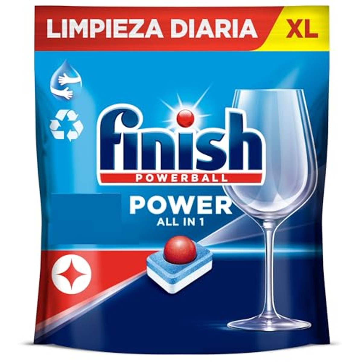 Finish Vaatwastabletten All in One Regular 65 Dosis, meerkleurig, eenheidsmaat - 3-pack