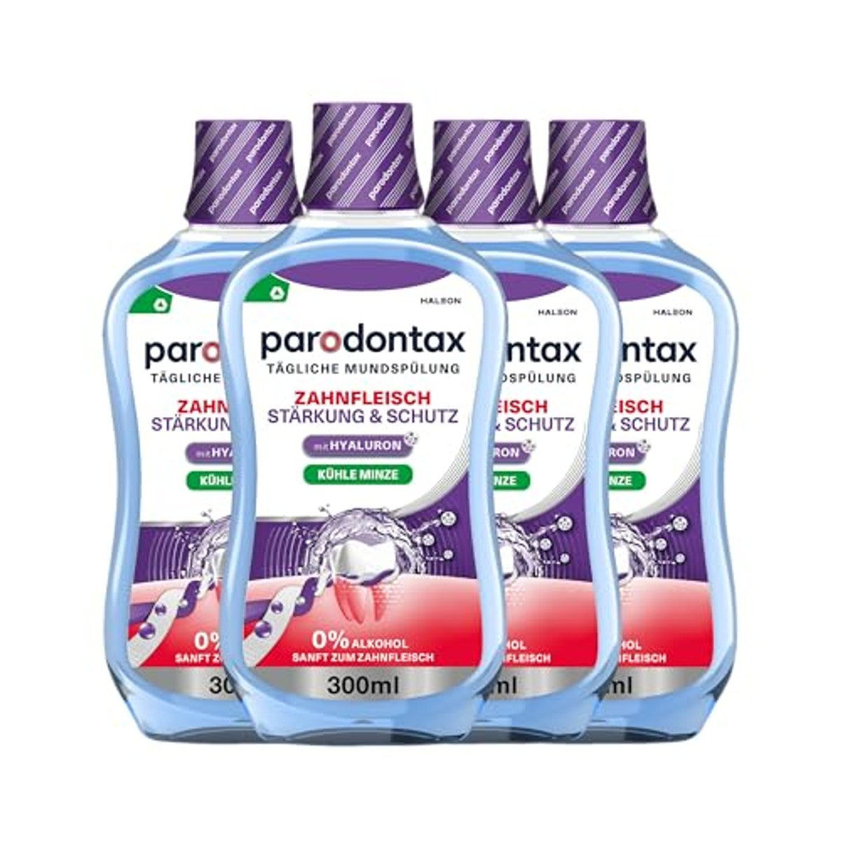 Parodontax Mondspoeling Tandvleesversterking & Bescherming 4 x 300 ml – Parodontax