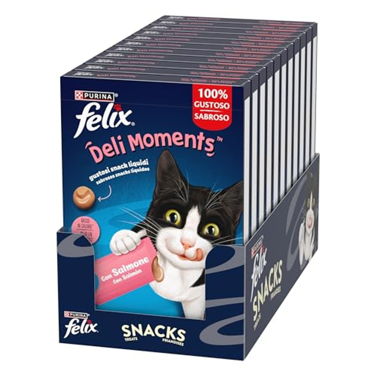 Felix Deli Moments zalm 44 verpakkingen van 6 x 10 g - Voordeelverpakking