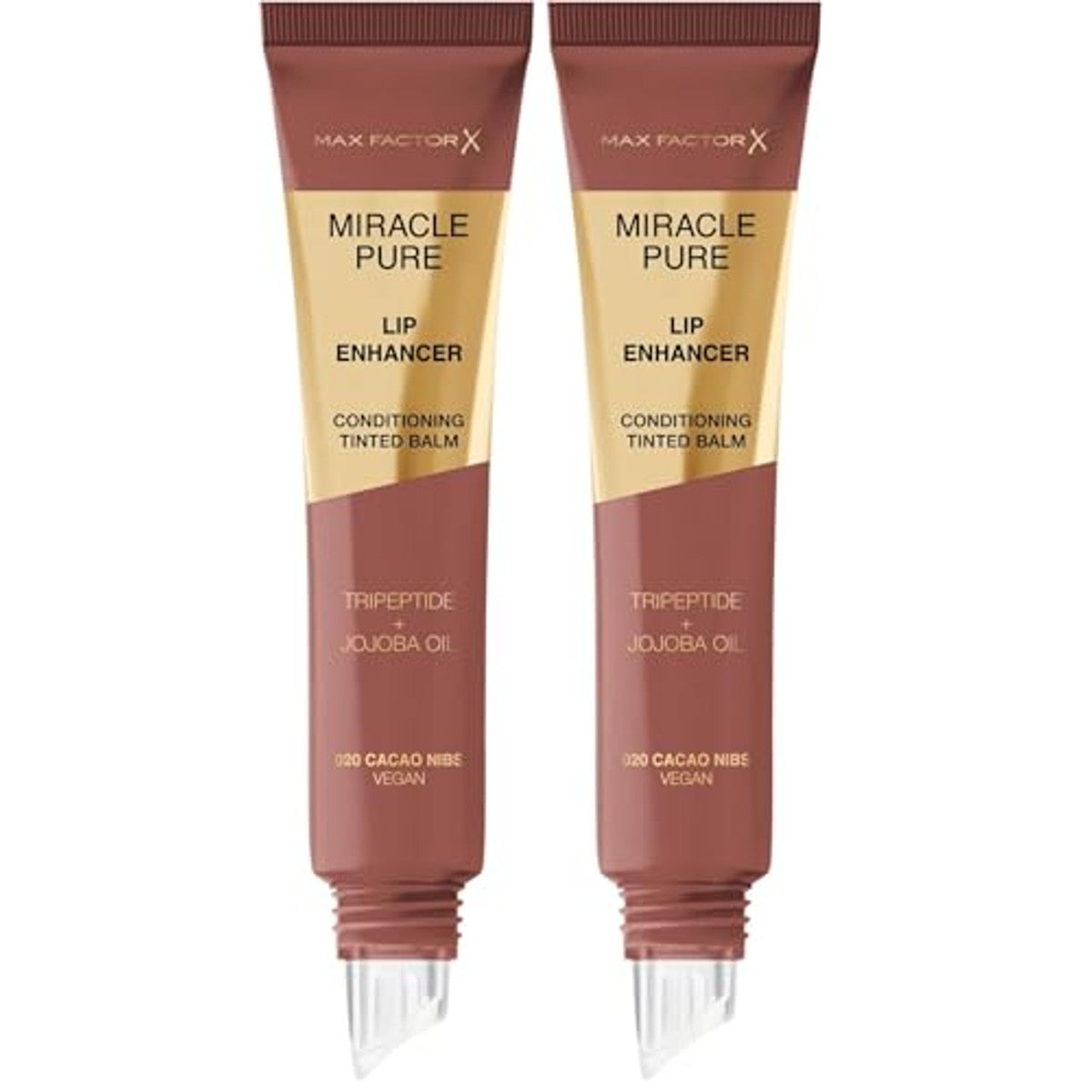 Max Factor Miracle Pure Lip Enhancer 020 Cacao Nibs 2 stuks - 6 stuks