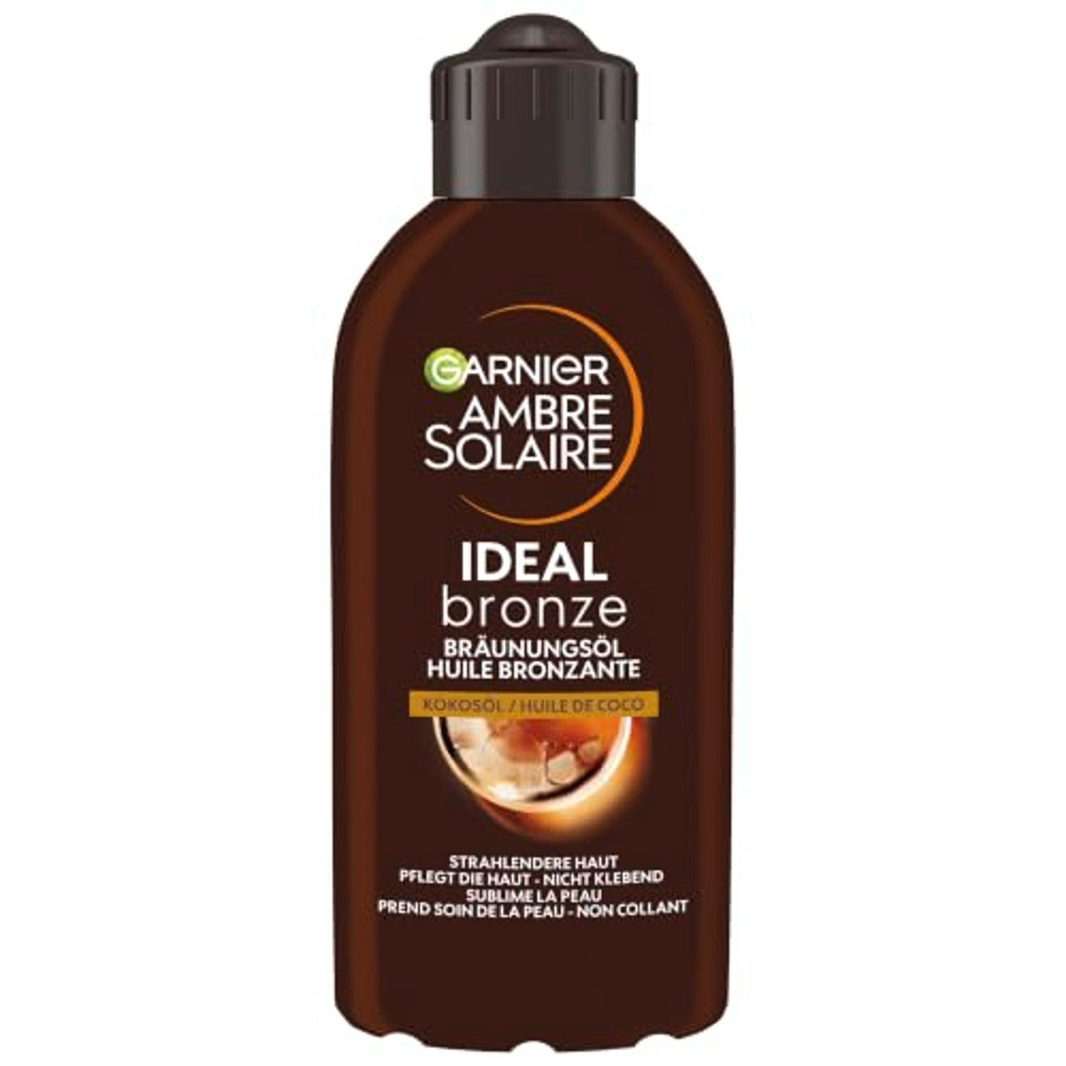Garnier Ambre Solaire Ideal Bronze zonneolie 3 x 200 ml - Voordeelverpakking