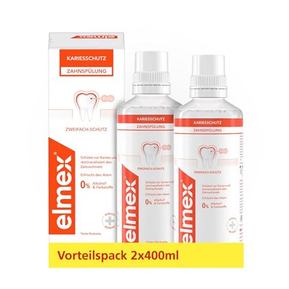 elmex Tandspoeling voor cariës, 2 x 400 ml – ELMEX
