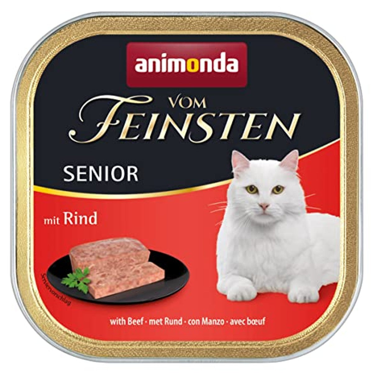 animonda Vom Feinsten Senior natvoer kattenvoer rund 32 x 100 g - 6-pack