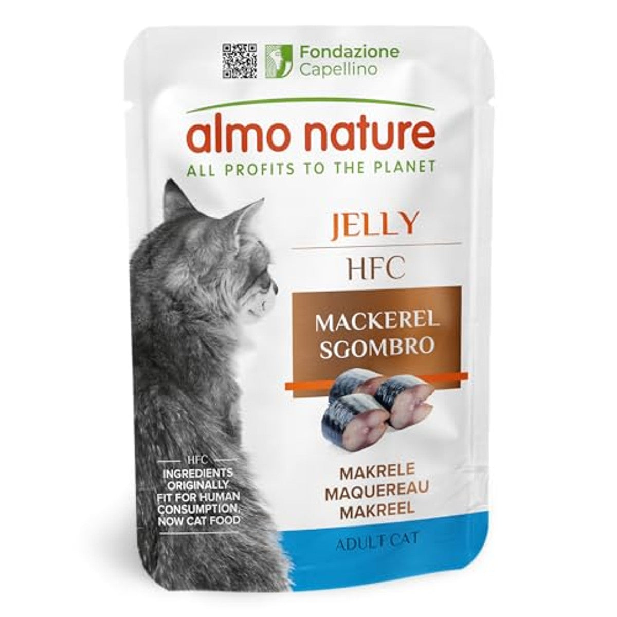 Almo Nature HFC Jelly Natvoer Makreel 24 x 55 g - 6-pack