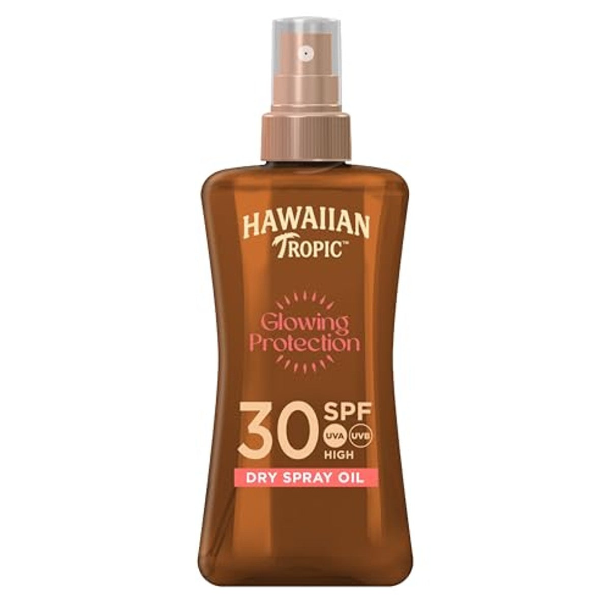 Hawaiian Tropic Glowing Protection Dry Spray Oil SPF 30 3 x 200 ml - Voordeelverpakking