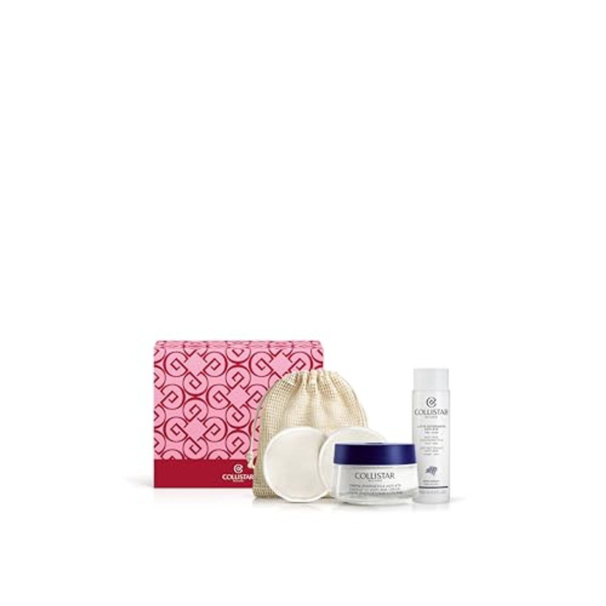 Collistar Gift Set Energetische Anti-Aging Crème voor Gezicht en Hals 50 ml + Anti-Aging Reinigingsmelk Gezicht Ogen 100 ml - 6-pack