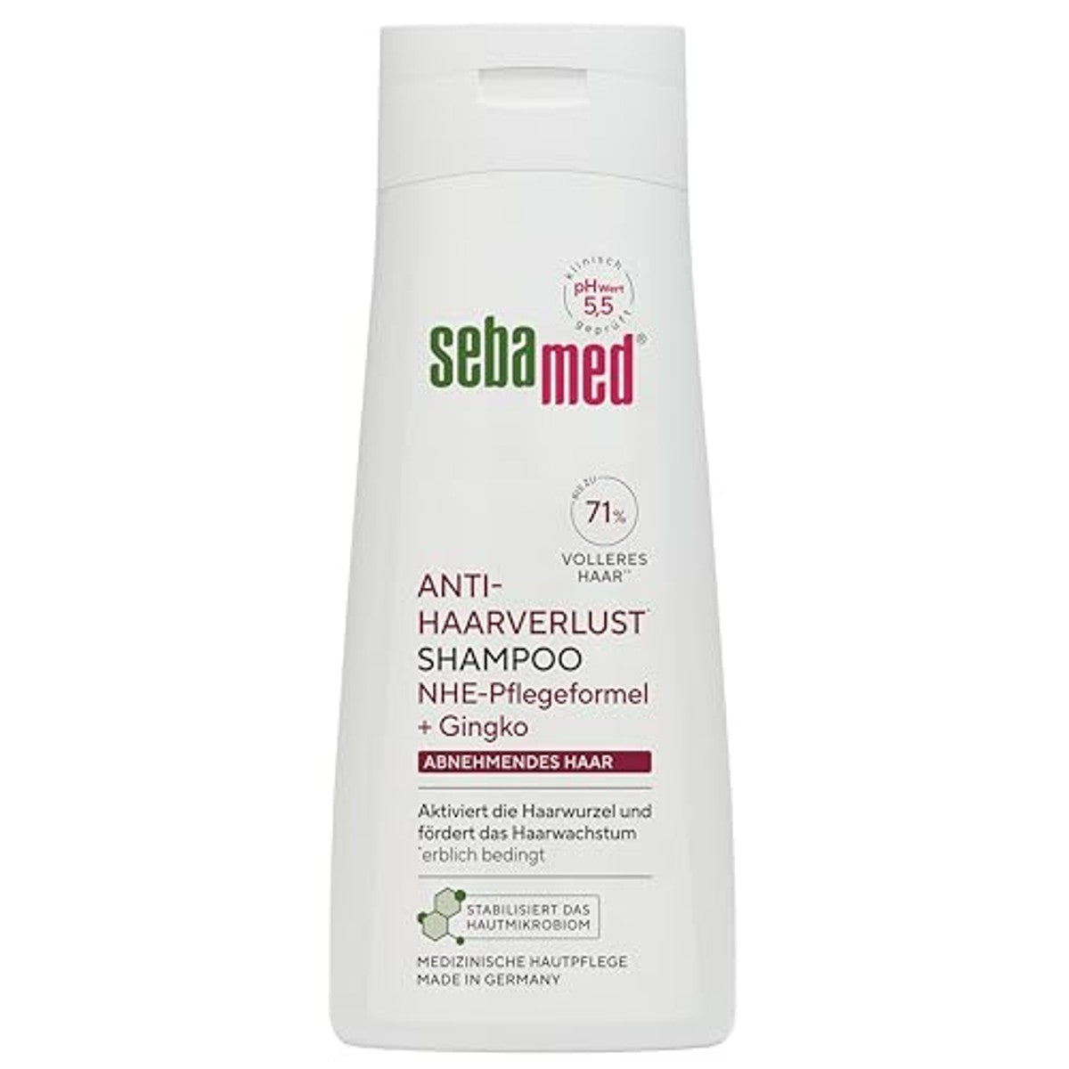 Sebamed Anti-Haarverlies Shampoo 3 x 200 ml - Voordeelverpakking – foto 2