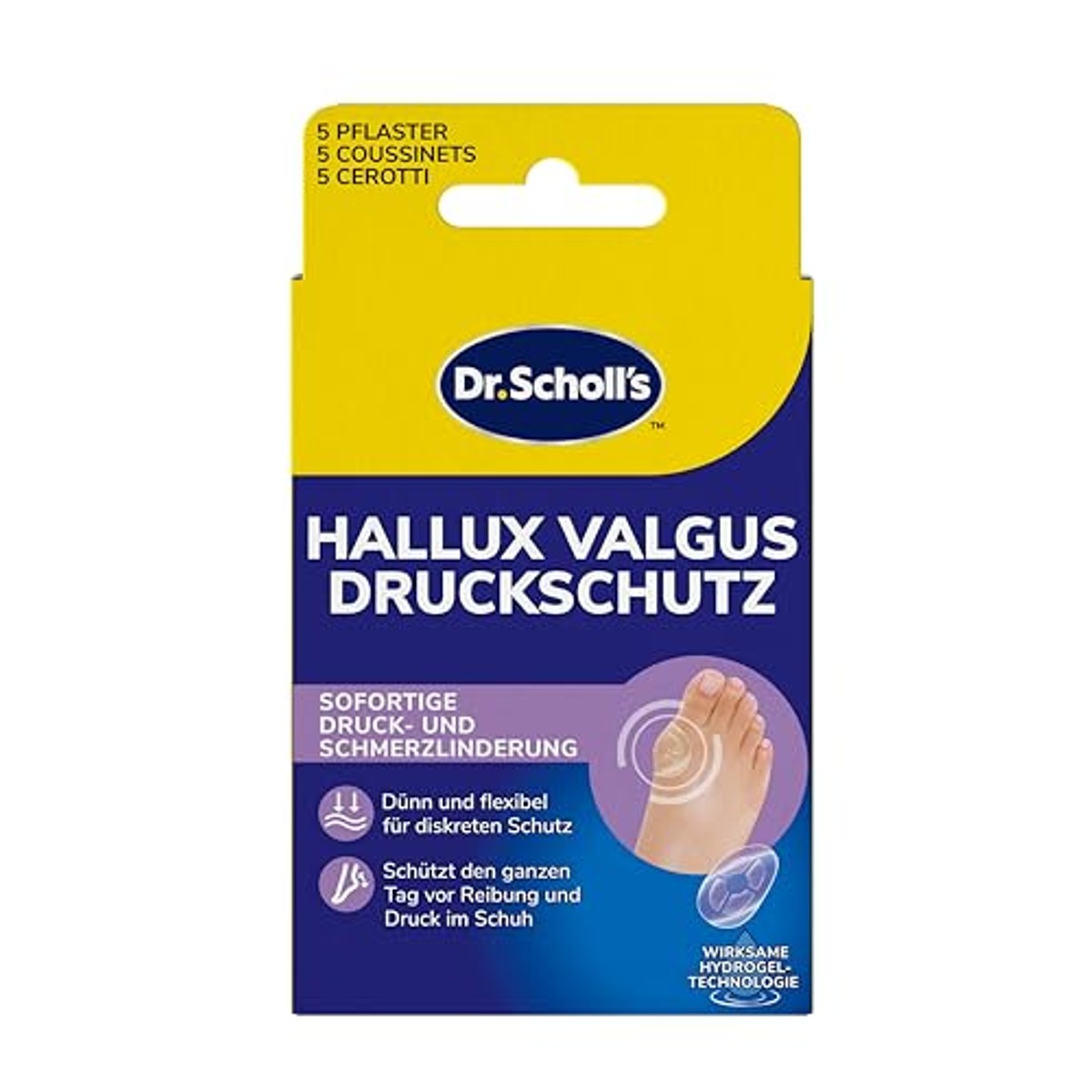 Dr. Scholl's Hallux-Valgus Drukbescherming 5 stuks – foto 2