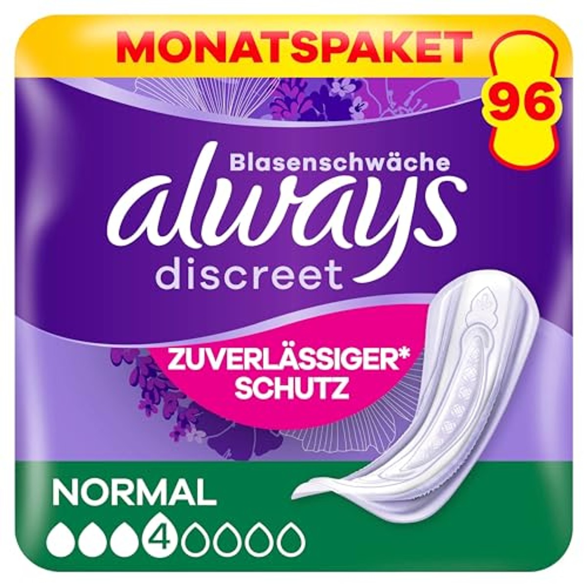 Always Discreet Inlegkruisjes Normal 96 stuks – Always Discreet
