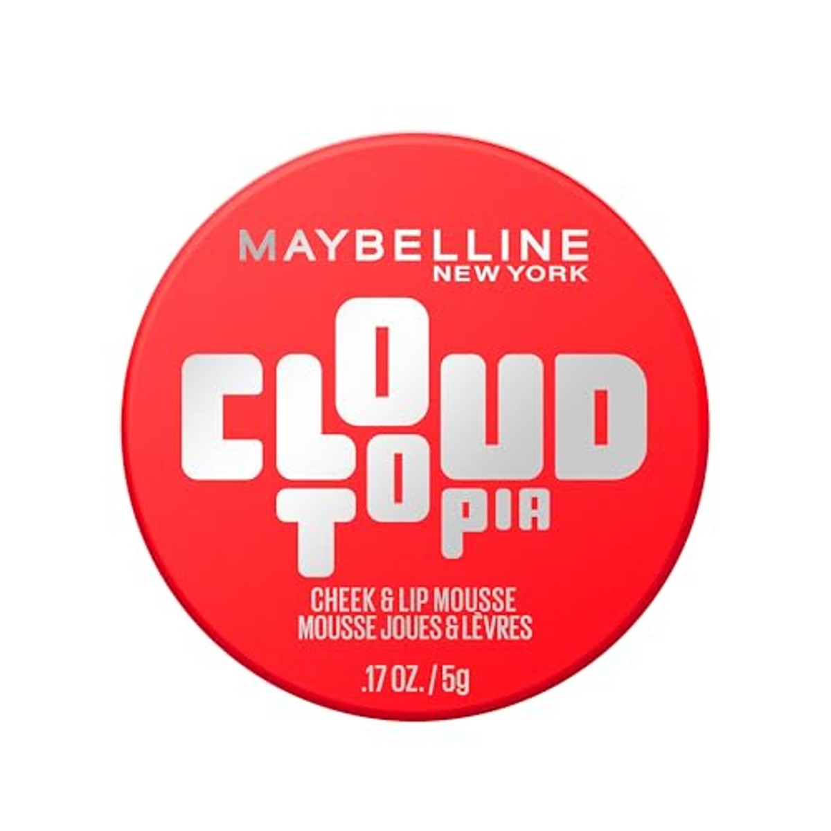 MAYBELLINE Cloudtopia wang- en lipmousse 03 Divine Crimson 5 g - 3 stuks