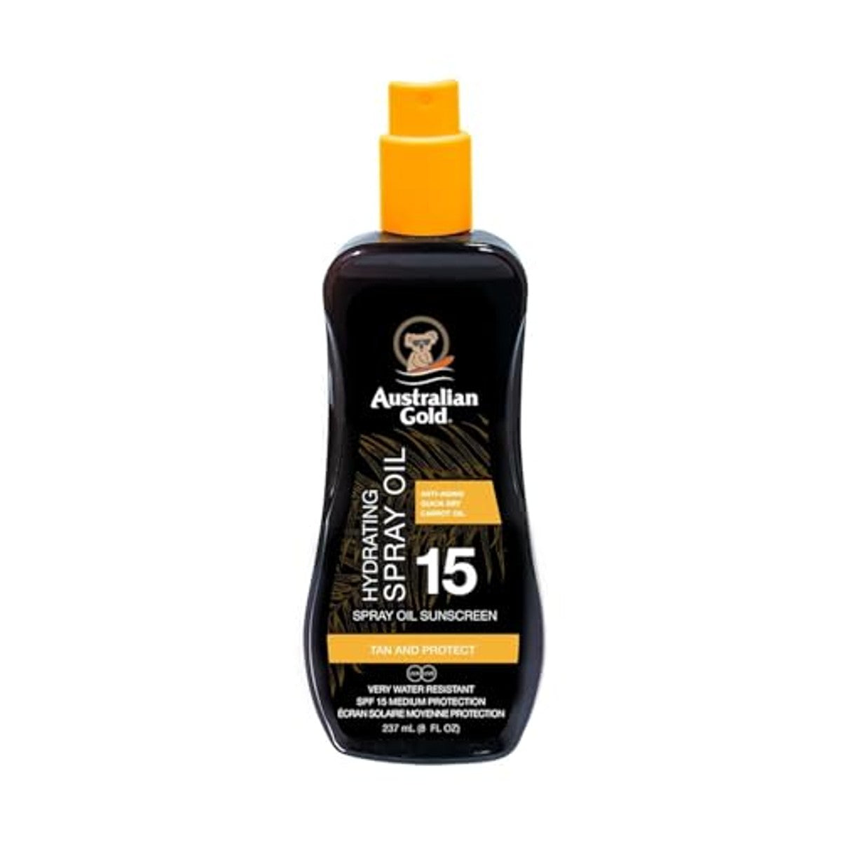 Australian Gold SPF 15 Intensifier Oil Spray zwart 6 x 237 ml - Voordeelverpakking