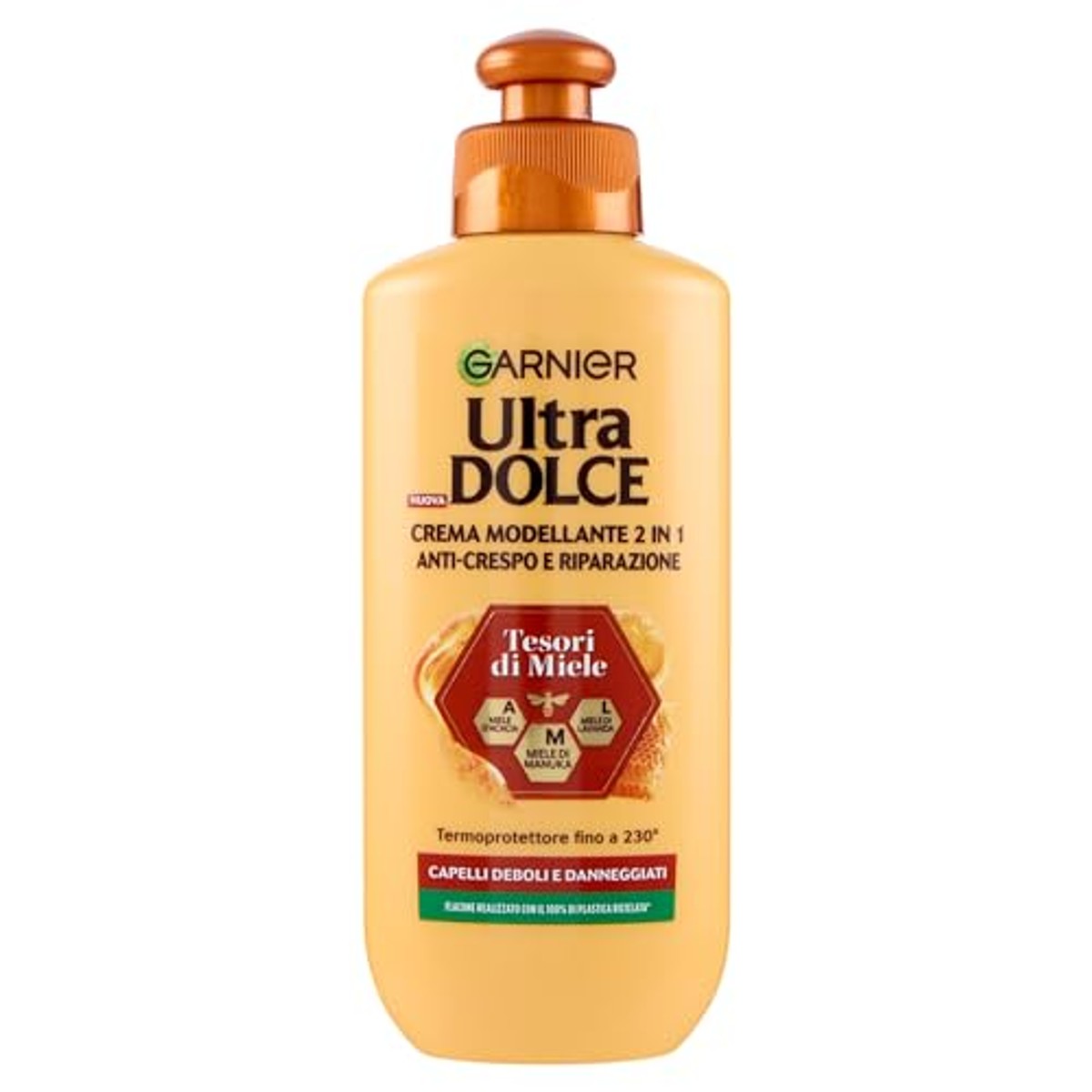 Garnier Ultra Dolce Tesori di Miele 2-in-1 Modelliercreme 3 x 200 ml - Voordeelverpakking