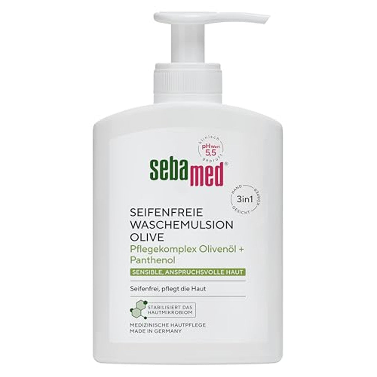 Sebamed Zeepvrije Wasemulsie Olijf 6 x 200 ml - Voordeelverpakking