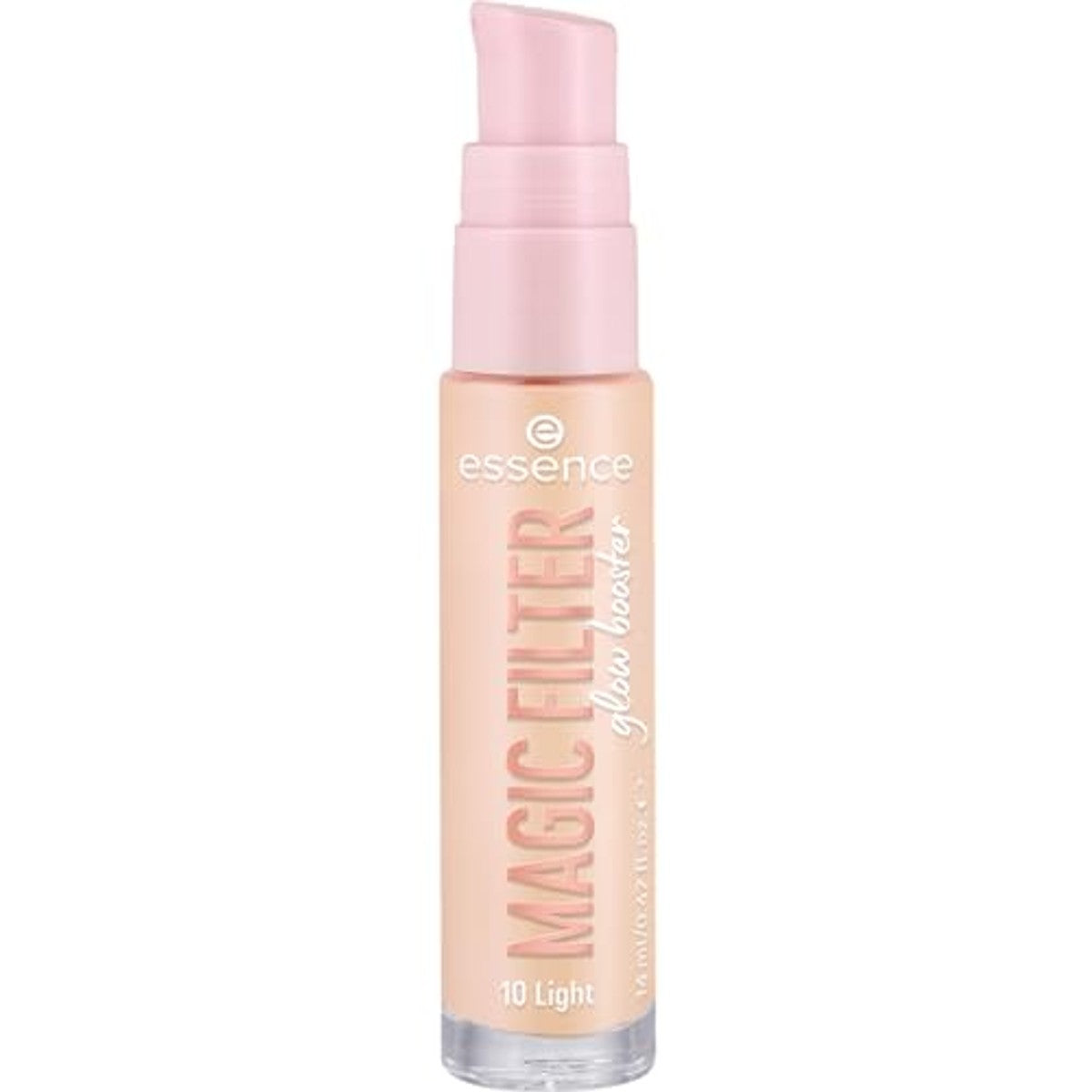 essence Magic Filter glow booster, basis, nr. 10, nude, voedend, kleureffect, zacht, natuurlijk, stralend, veganistisch, zonder parfum, zonder alcohol, zonder parabenen, per stuk verpakt (14 ml) | Lichtdekking, kleureffect, beschermend – Essence Cosmetics