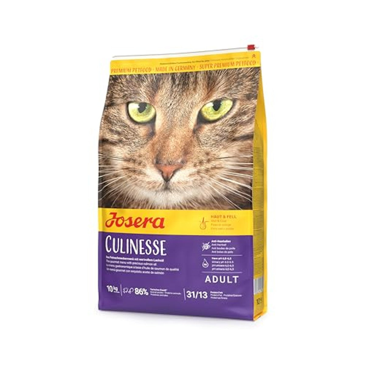 Josera Culinesse droogvoer kat adult zalmolie 10 kg - 3-pack