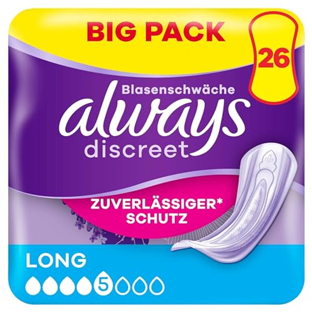 Always Discreet Long Plus Big Pack 26 stuks – Always