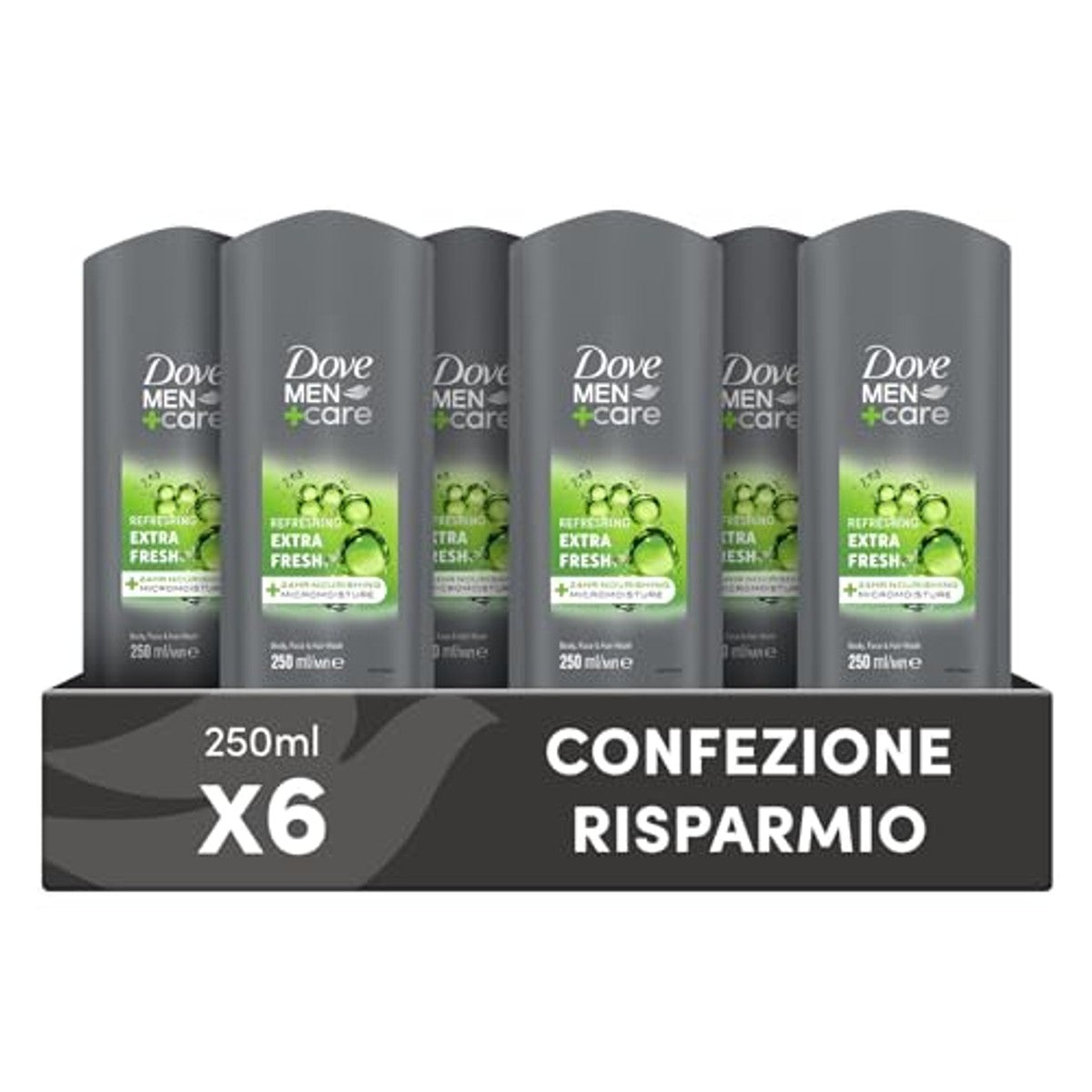Dove Men+Care 3-in-1 Douchegel 6 x 250 ml – Dove