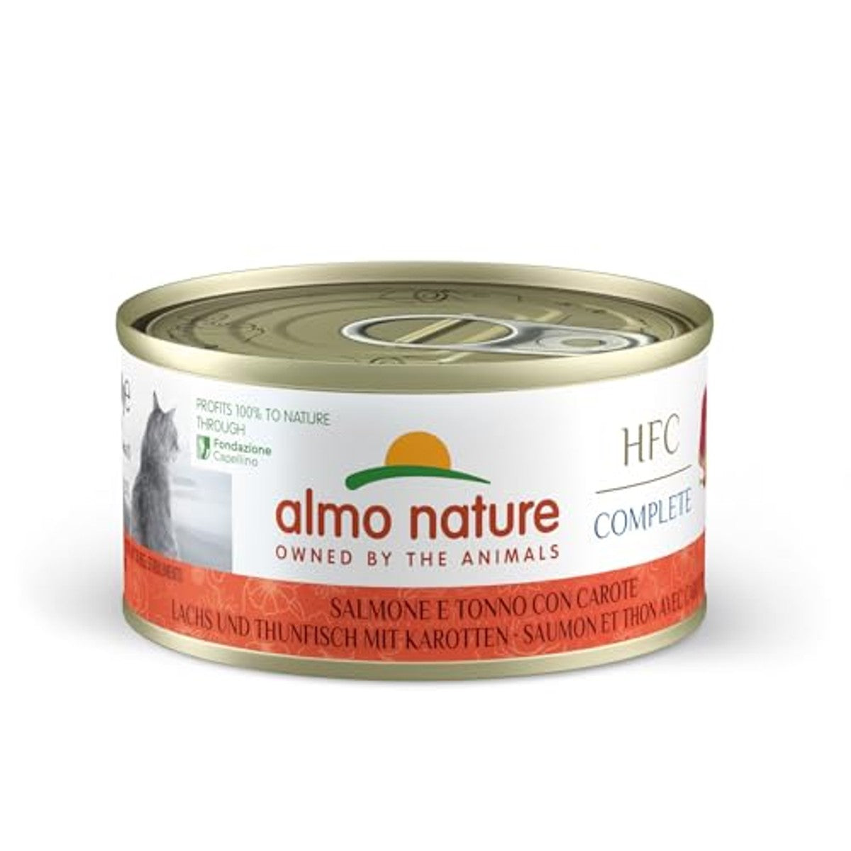 Almo Nature HFC Complete Natvoer Zalm en Tonijn met Wortelen 24 x 70 g - 3-pack