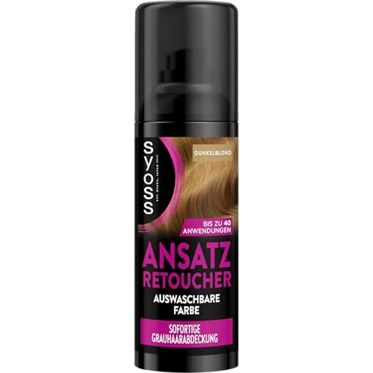 Syoss Ansatz Retoucher Kasierspray donkerblond 6 x 120 ml - Voordeelverpakking