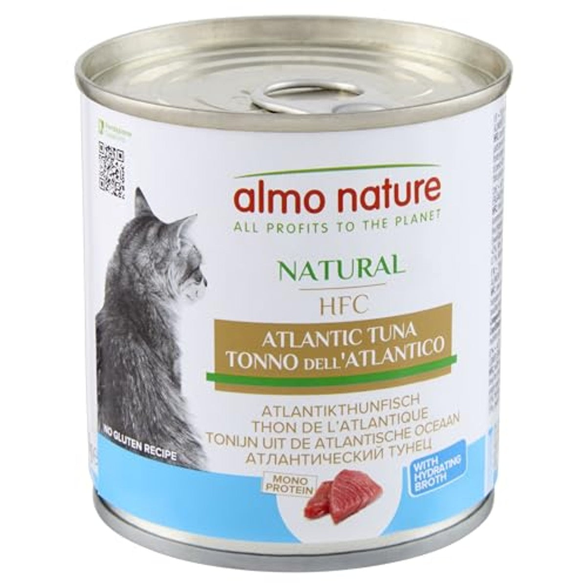 Almo Nature HFC Natural Natvoer Atlantische Tonijn 12 x 280 g - 3-pack