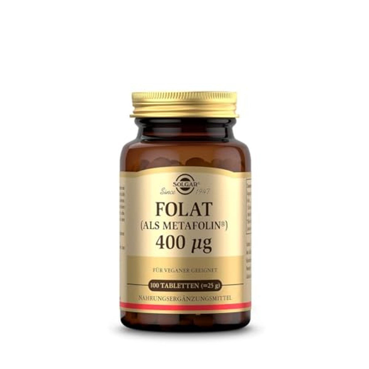 Solgar Folat als Metafolin 400 mcg 100 Tabletten - 6-pack