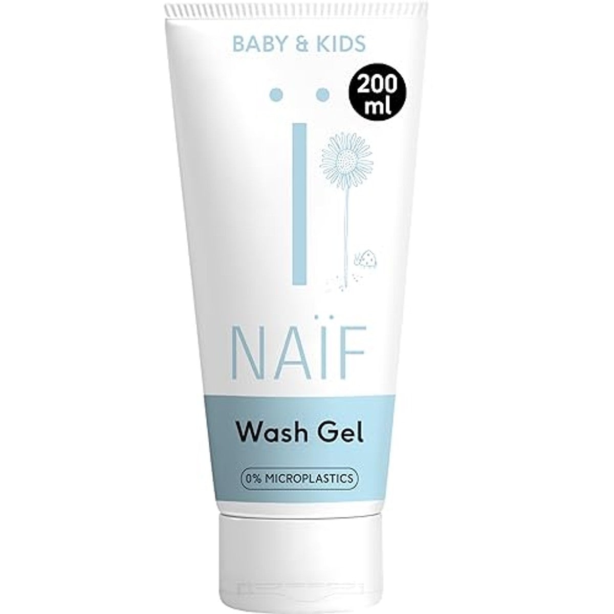 Naïf Verzorgende Wasgel Baby & Kind 6 x 200 ml - Voordeelverpakking – foto 2