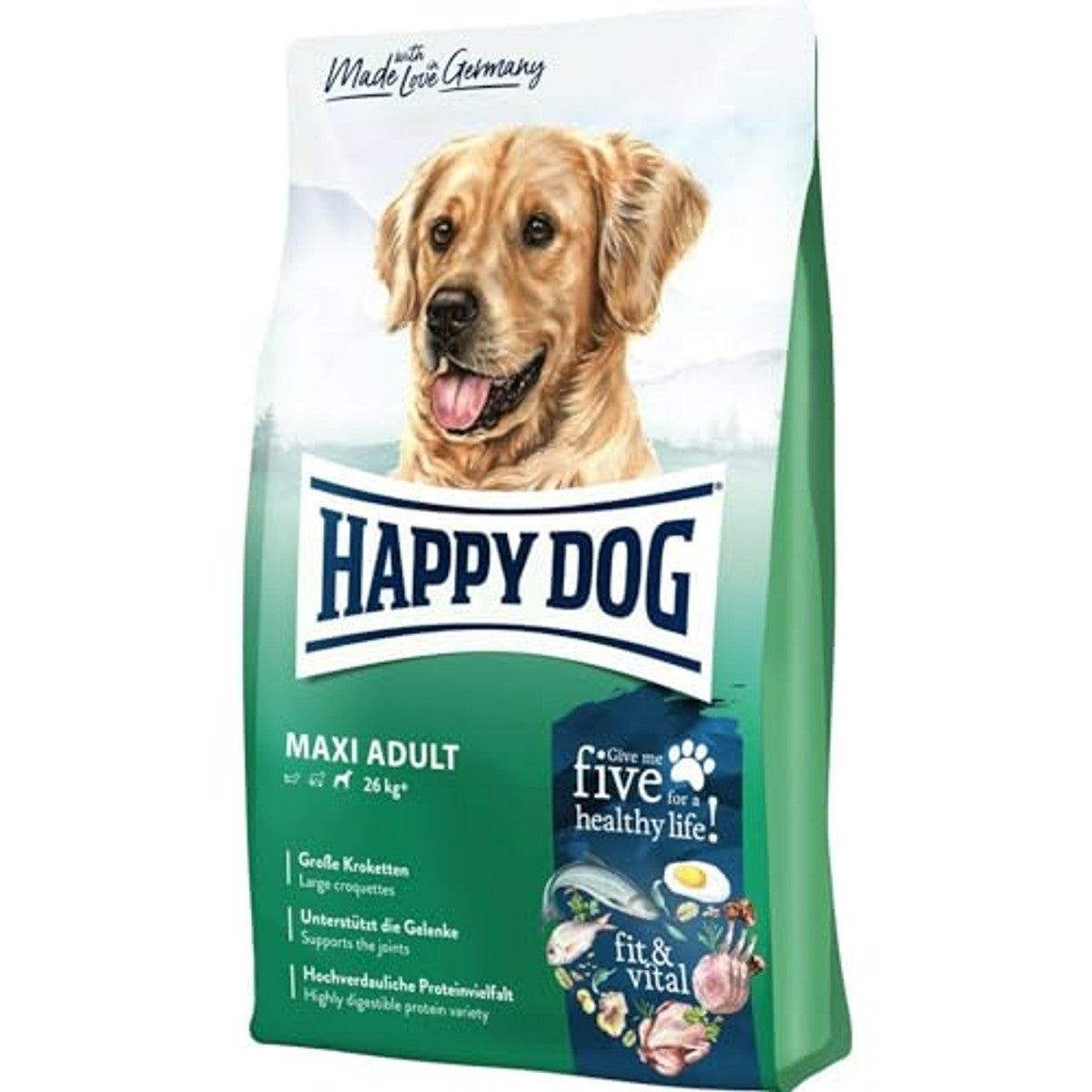 Happy Dog Supreme Fit & Vital Maxi Adult droogvoer hond 4 kg - 3-pack