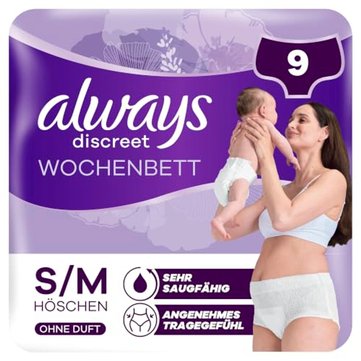 Always Discreet Weekbed slipjes maat M 3 x 9 stuks - Voordeelverpakking