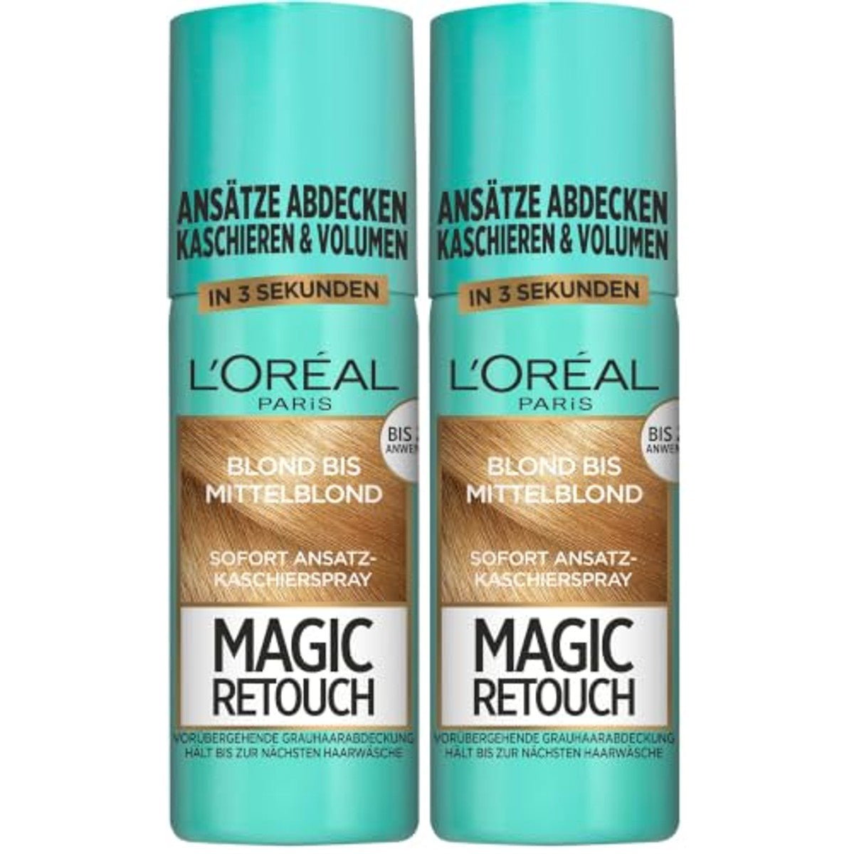 L'Oréal Paris Magic Retouch Blond tot Middelblond 75 ml (2 stuks) – L'Oreal Paris